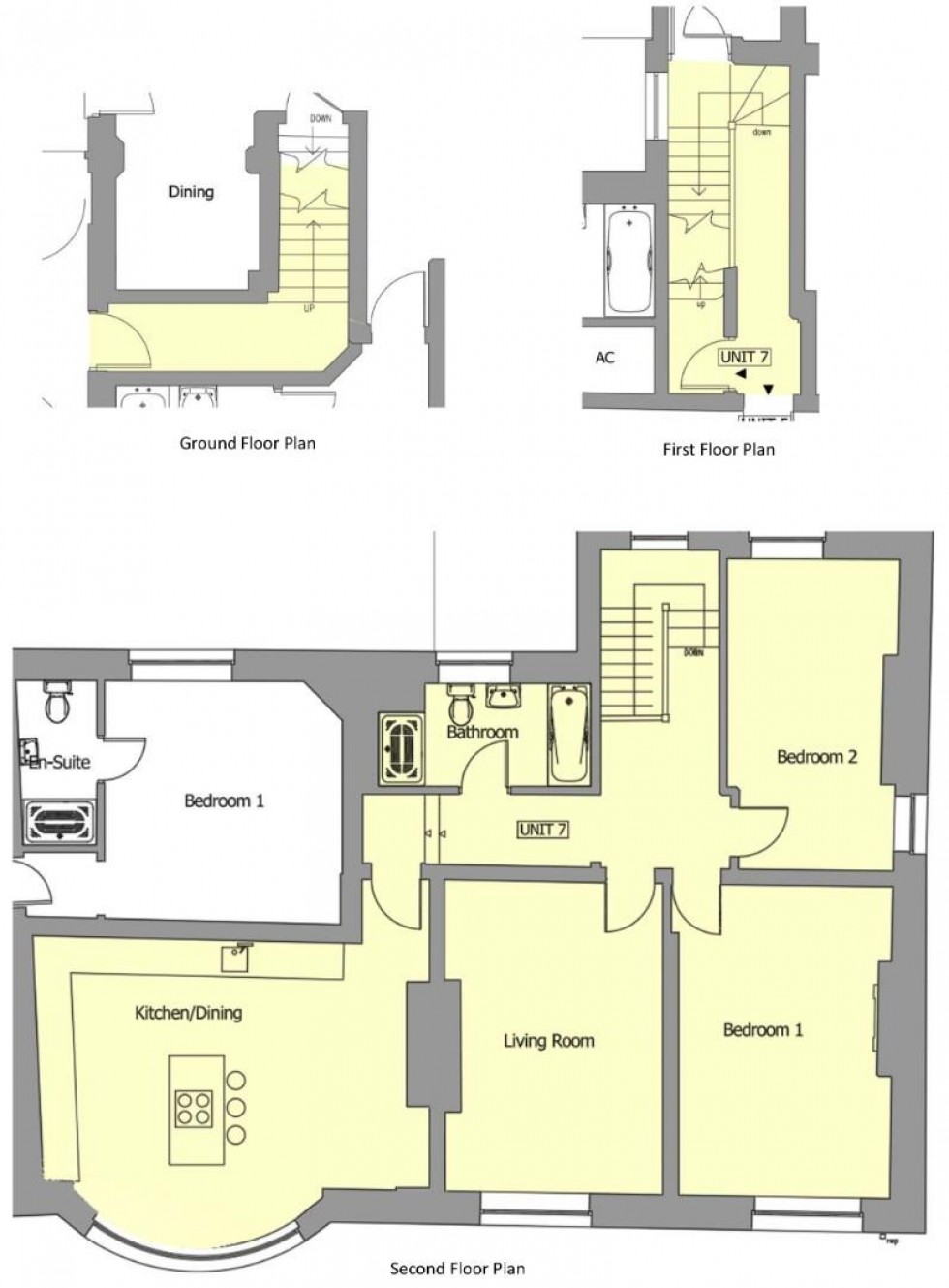 Floorplan for 2 Kilwardby House, Kilwardby Street, Ashby De La Zouch