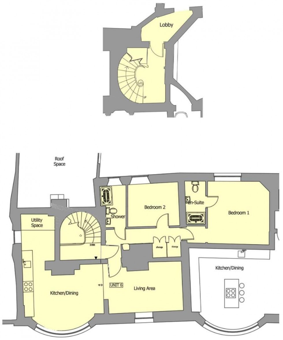 Floorplan for 6 Kilwardby House, Kilwardby Street, Ashby De La Zouch