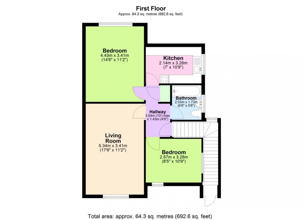 Floorplan for Greythorn Drive, West Bridgford, Nottingham