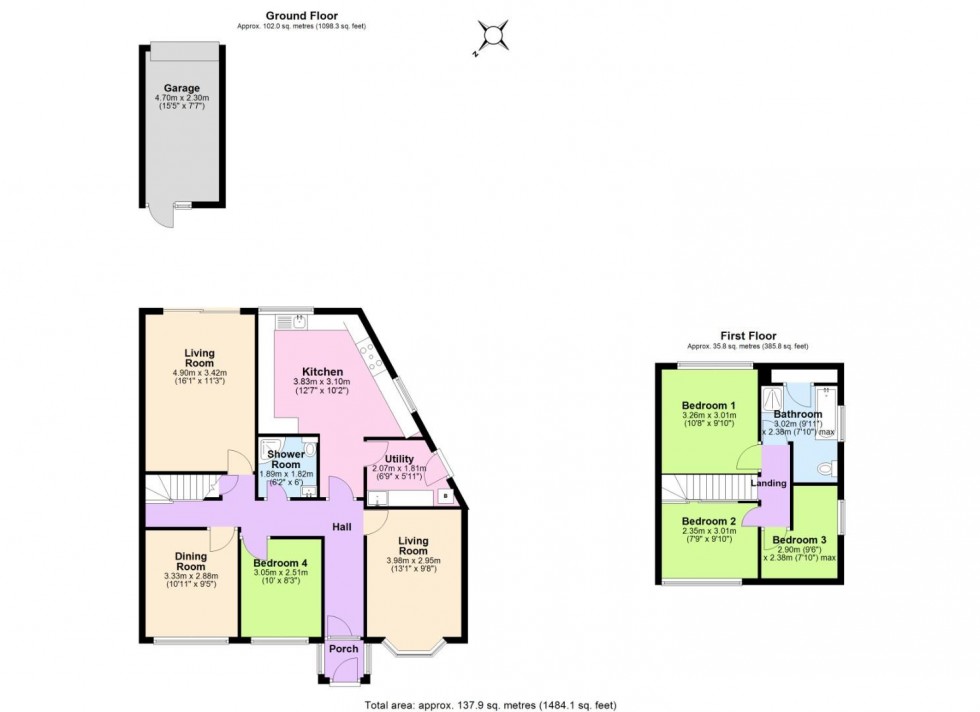Floorplan for Warton Lane, Austrey, Atherstone
