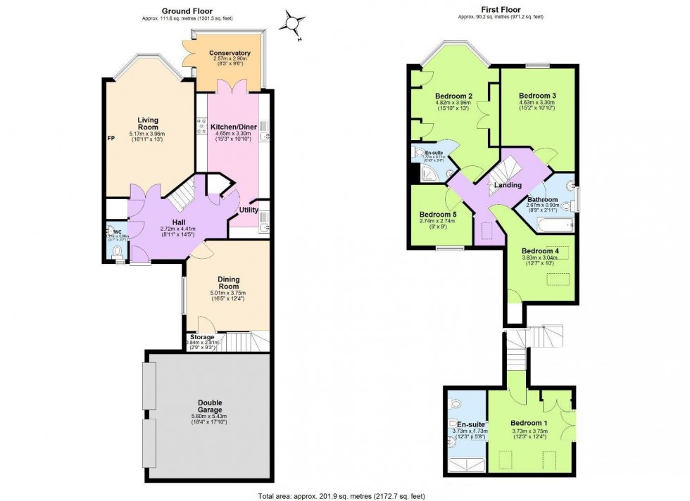 Floorplan for Churchside Walk, Ashby-De-La-Zouch