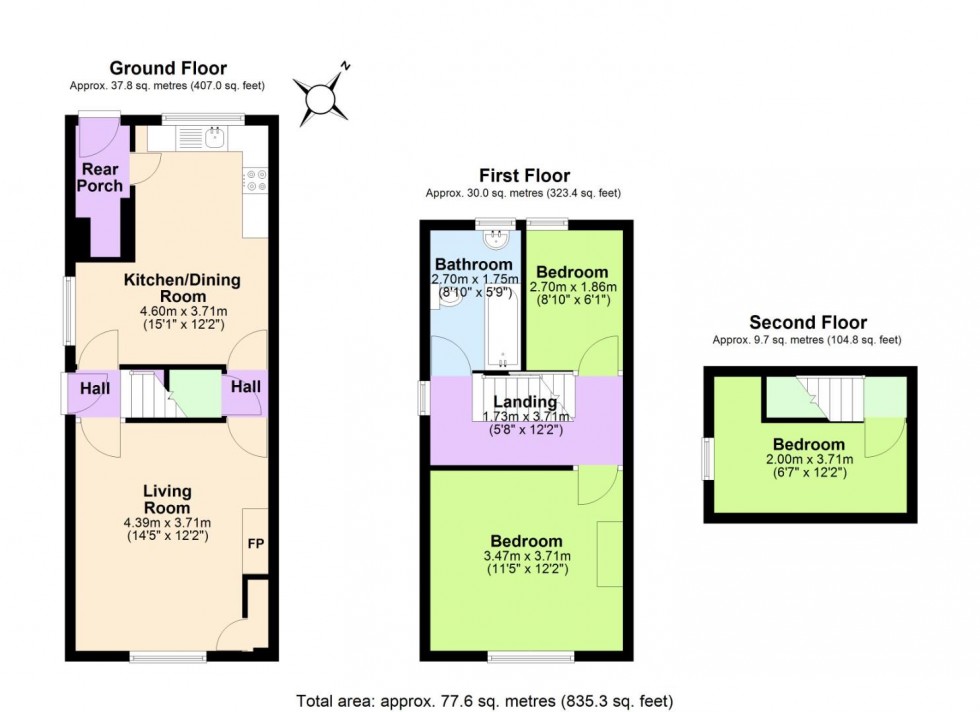 Floorplan for Ingram Road, Nottingham