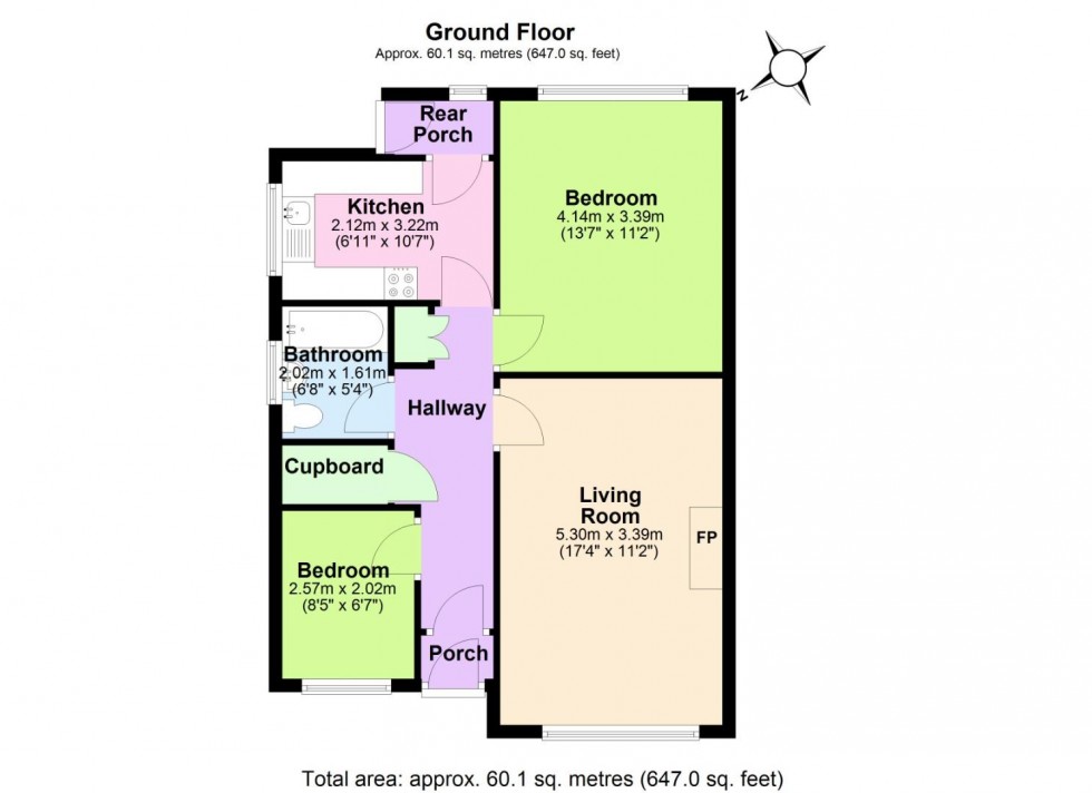 Floorplan for Stowe Avenue, West Bridgford, Nottingham