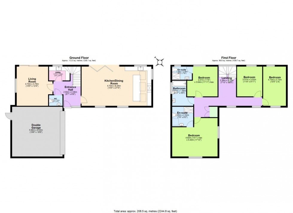 Floorplan for Nicker Hill, Keyworth