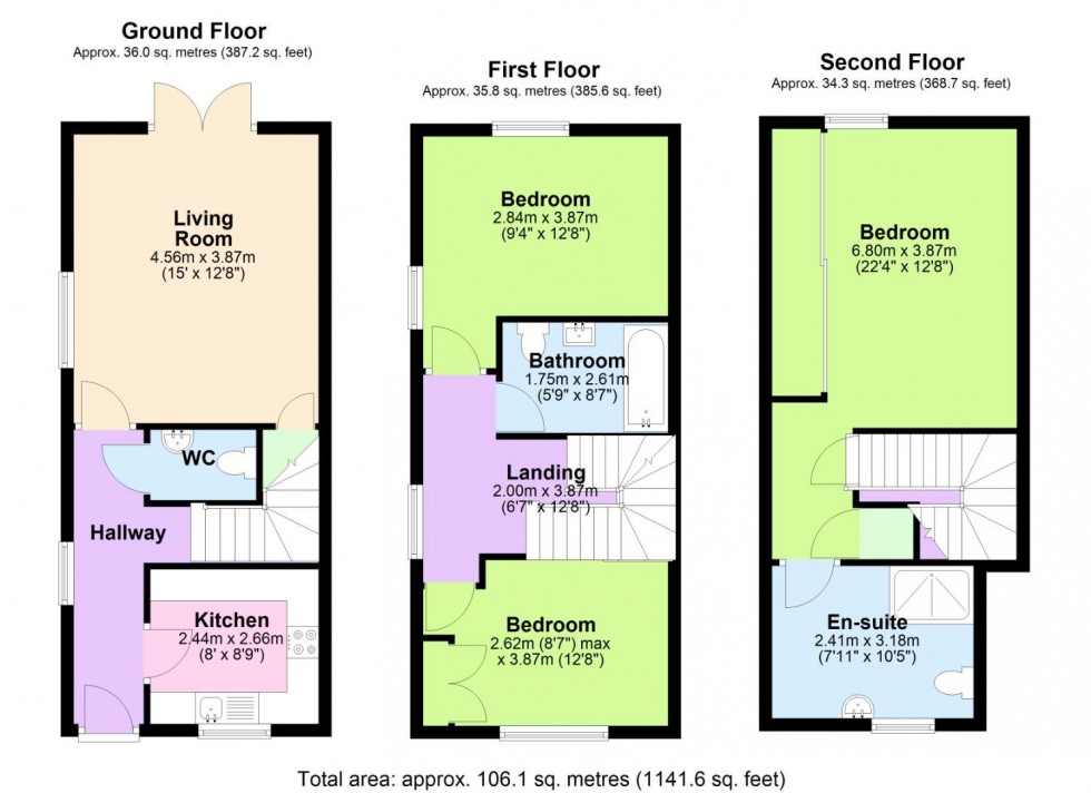 Floorplan for Church View, Bunny