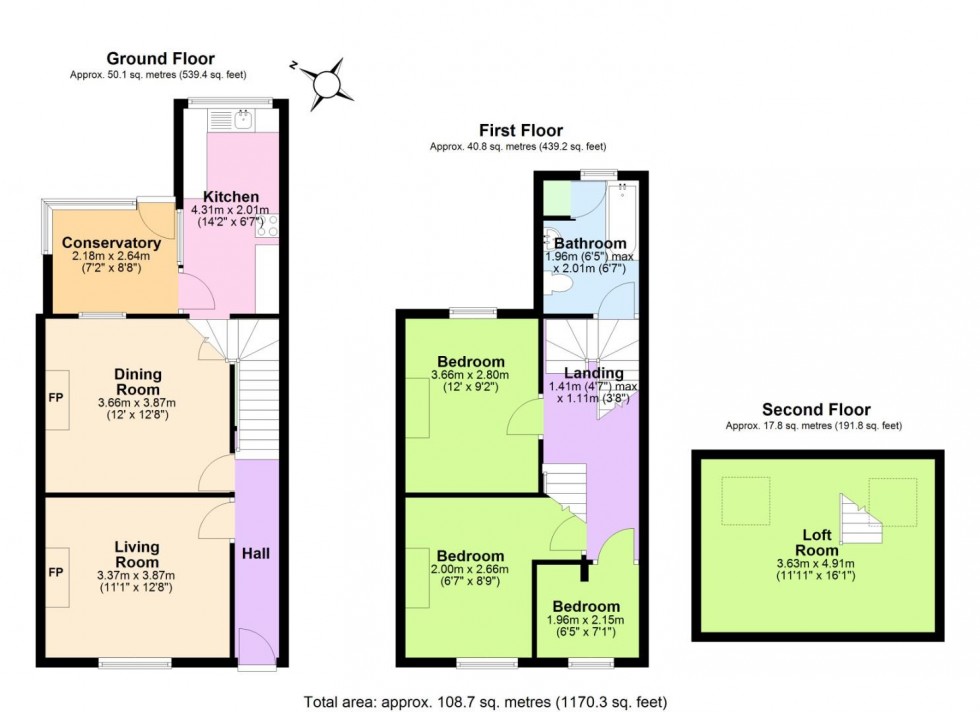 Floorplan for Moira Road, Donisthorpe