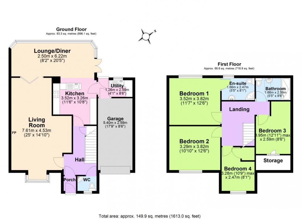 Floorplan for Boncroft Gardens, Oakthorpe