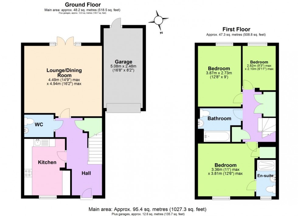 Floorplan for Maygreen Avenue, Cotgrave