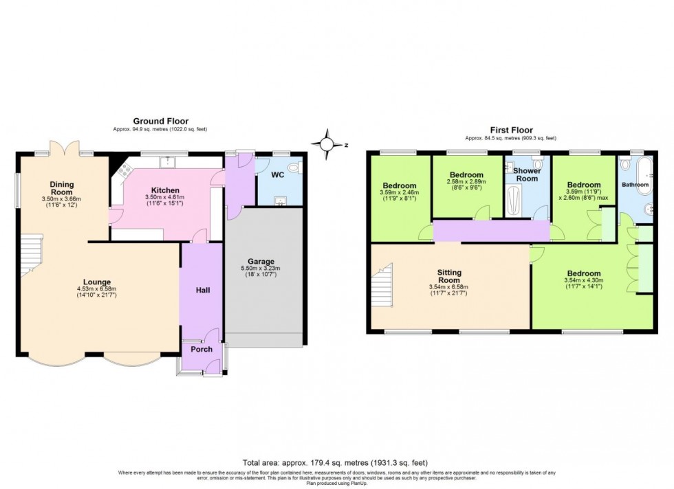 Floorplan for Hough Hill, Swannington, Coalville