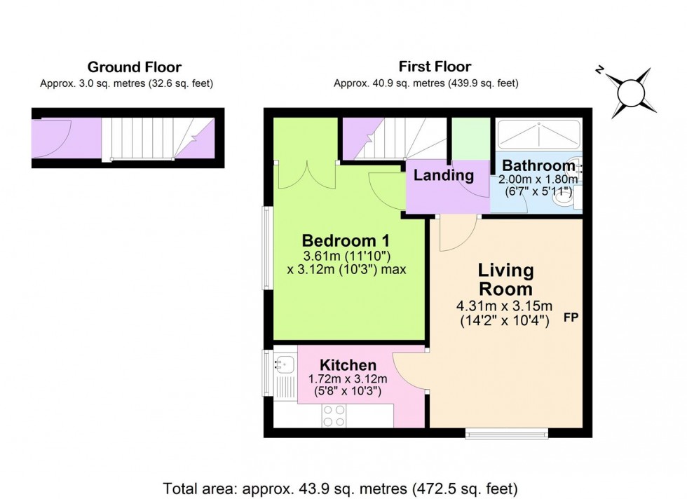 Floorplan for Bronte Court, Tamworth