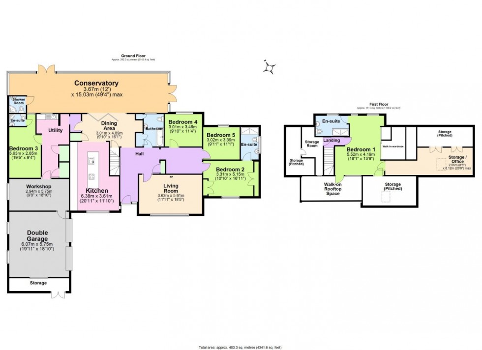 Floorplan for Creswell Drive, Ravenstone