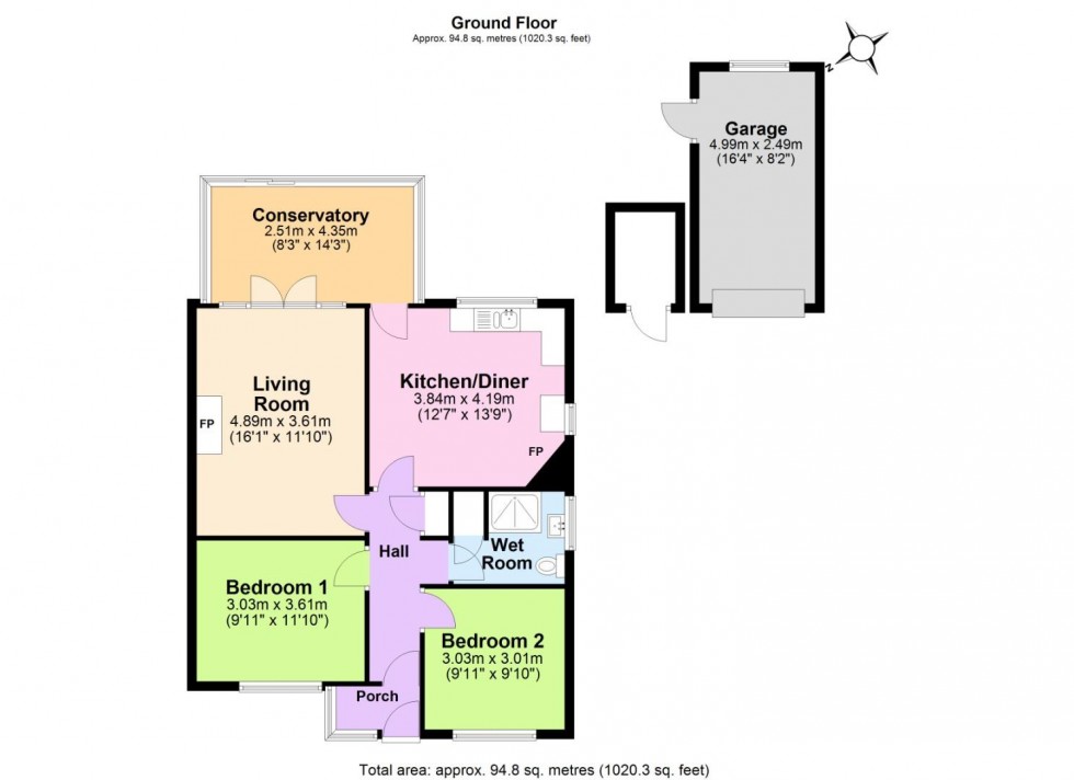 Floorplan for Midway Road, Midway