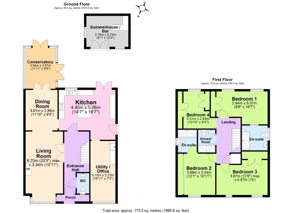 Floorplan for Greenfield Road, Measham