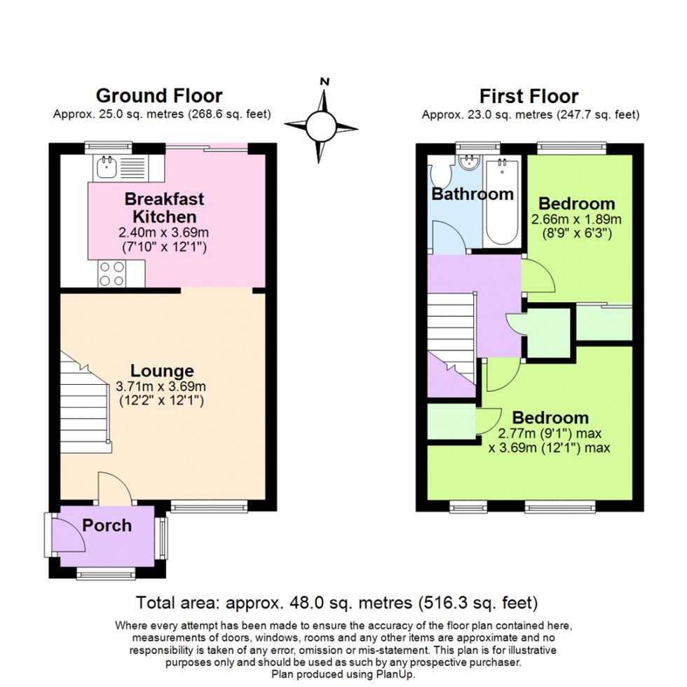 Floorplan for Darnbrook, Wilnecote