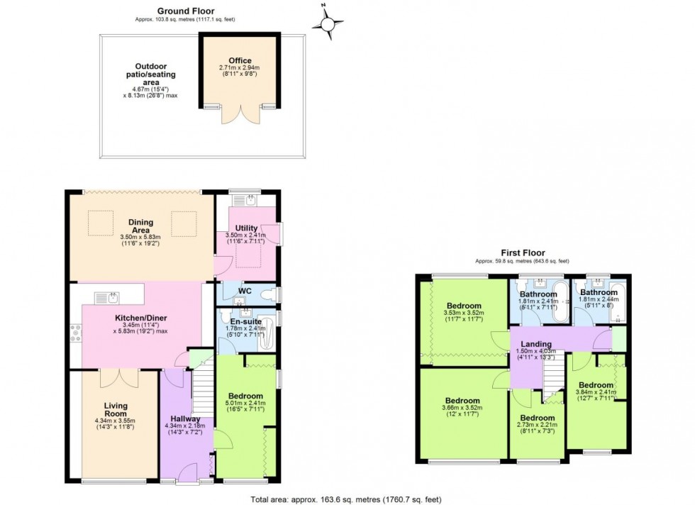 Floorplan for The Rushes, Gotham, Nottingham