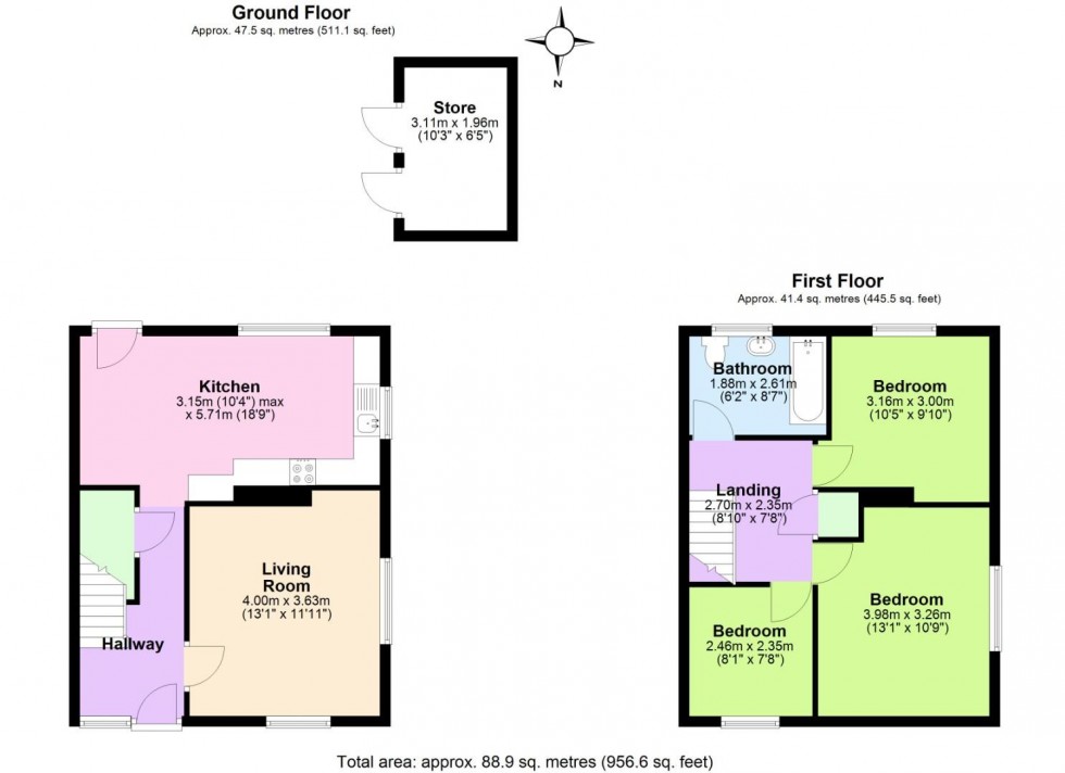 Floorplan for Ringleas, Cotgrave