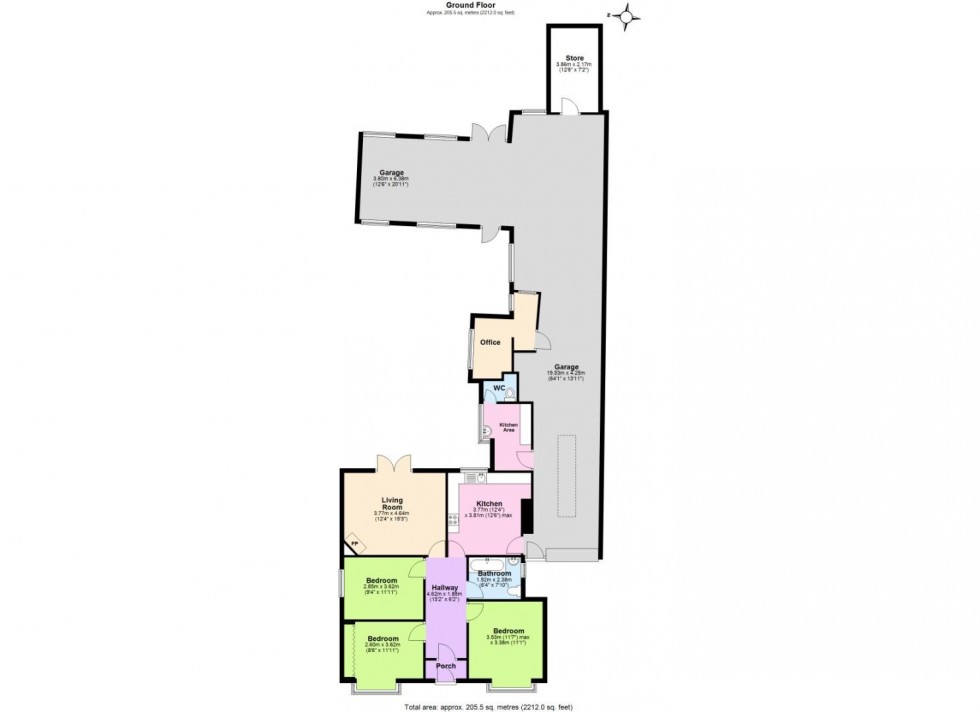 Floorplan for Gertrude Road, West Bridgford, Nottingham