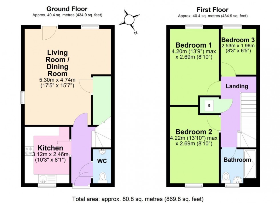 Floorplan for Century Drive, Packington, Ashby-De-La-Zouch