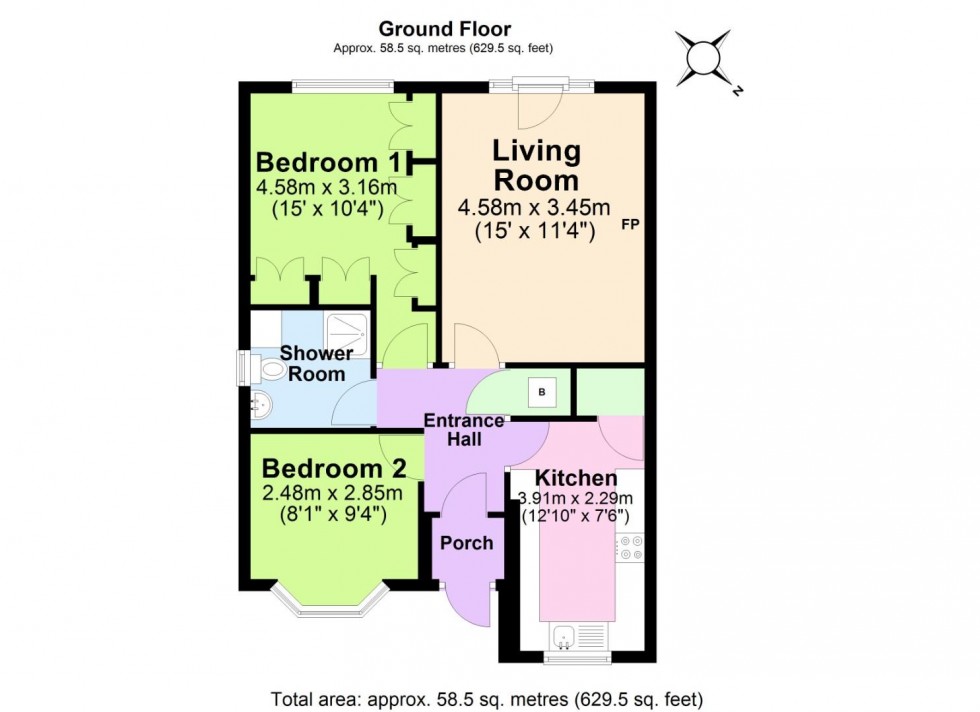 Floorplan for Tellis Place, Measham