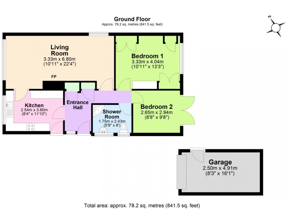 Floorplan for Iveagh Close, Measham