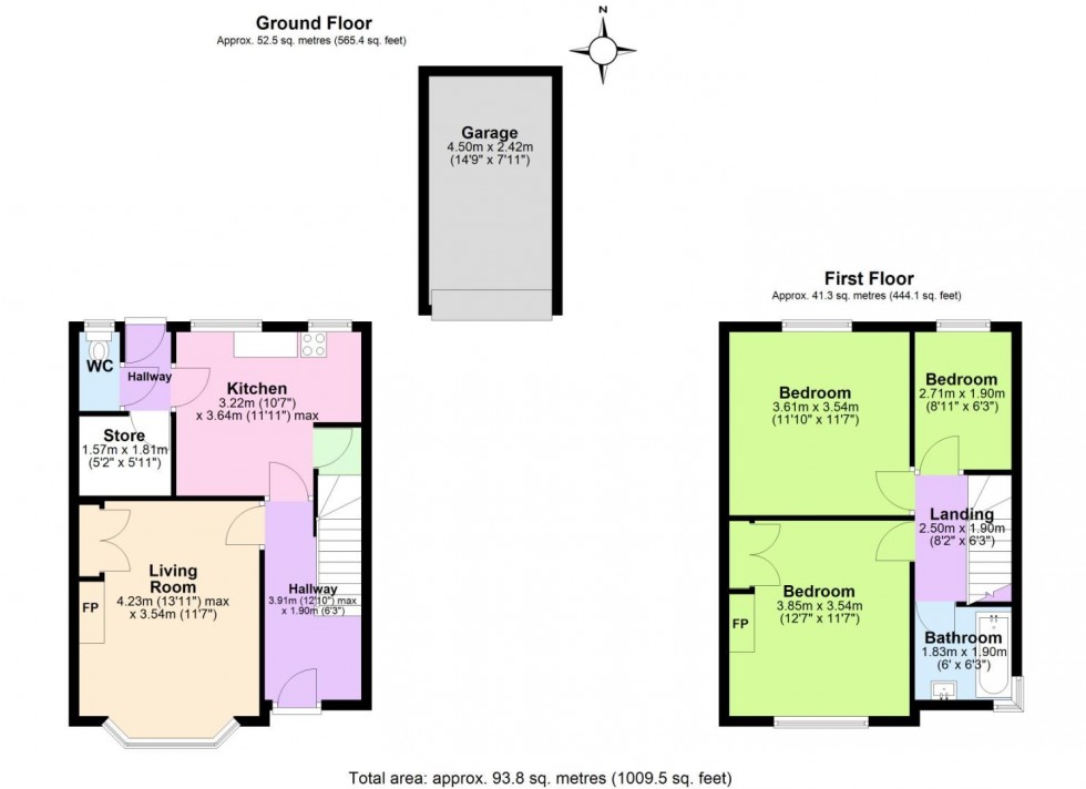 Floorplan for Albert Road, Bunny, Nottingham