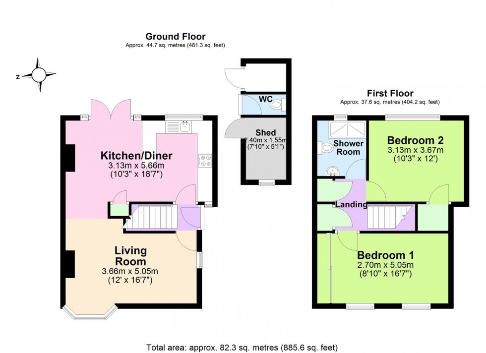 Floorplan for Carhampton Road, Sutton Coldfield