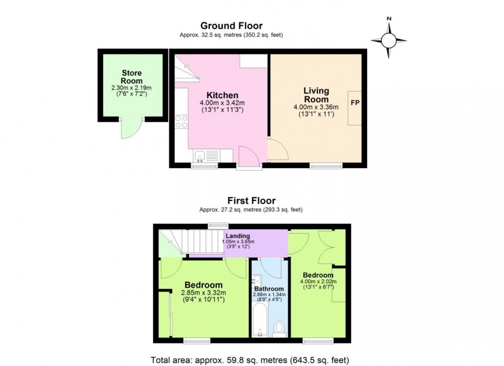 Floorplan for Main Street, Wysall, Nottingham