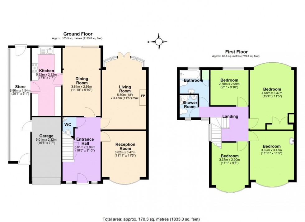 Floorplan for Musters Road, West Bridgford, Nottingham