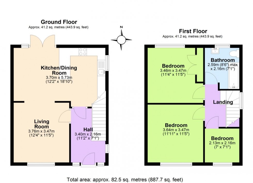 Floorplan for Wilford Lane, Wilford, Nottingham