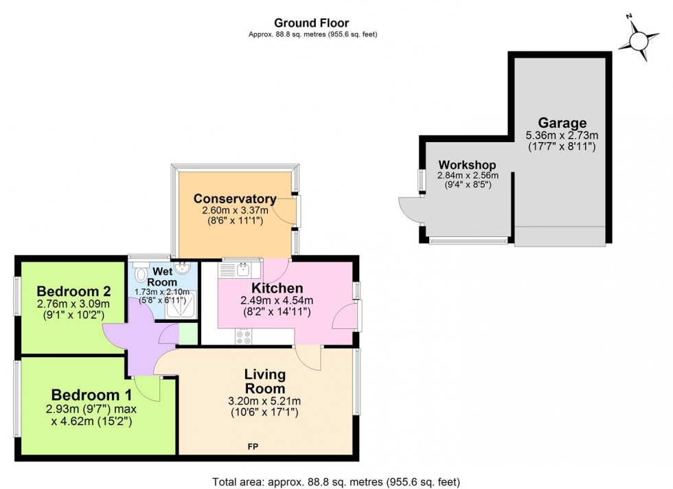 Floorplan for Cherwell, Tamworth
