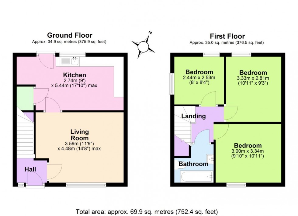 Floorplan for School Street, Oakthorpe