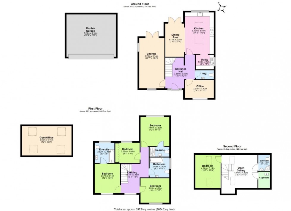 Floorplan for Worthington Lane, Newbold Coleorton, Coalville