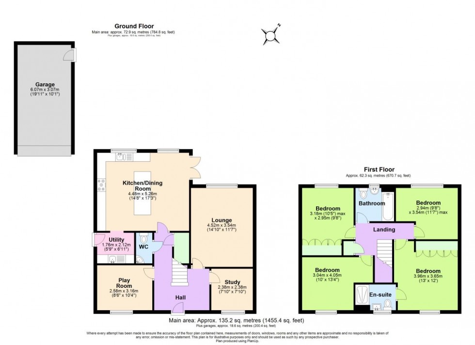 Floorplan for Pottery Lane, Lount