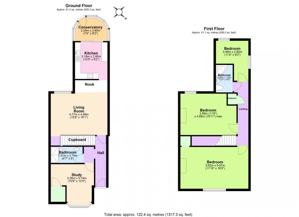 Floorplan for Butt Lane, Blackfordby, Swadlincote