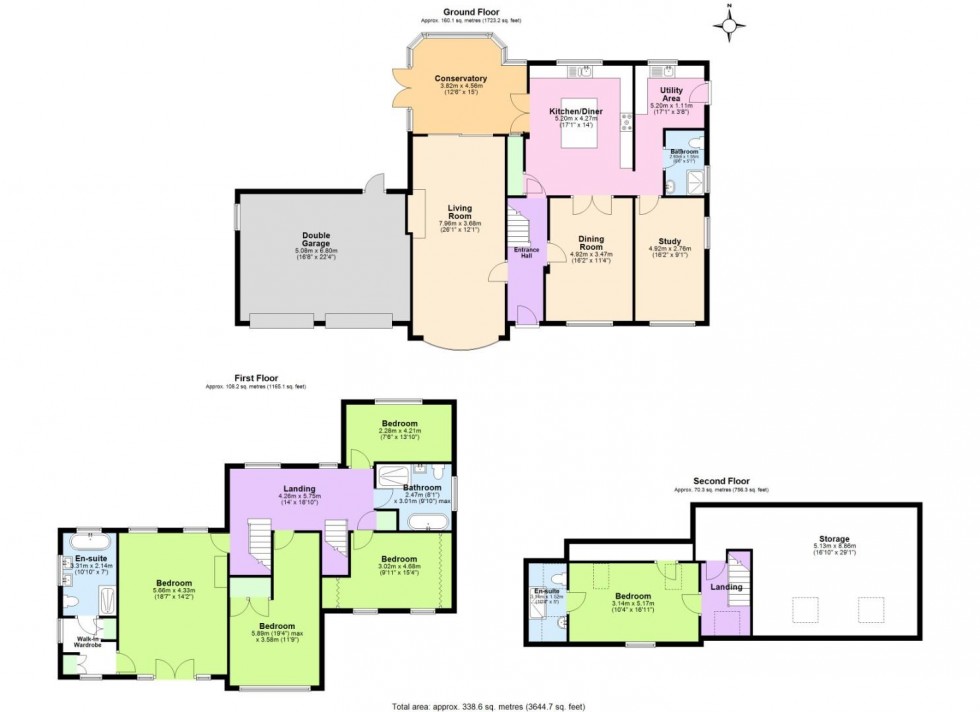 Floorplan for Wysall Lane, Keyworth, Nottingham
