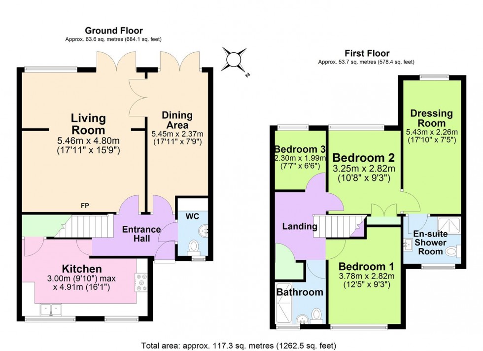 Floorplan for Colbrook, Tamworth