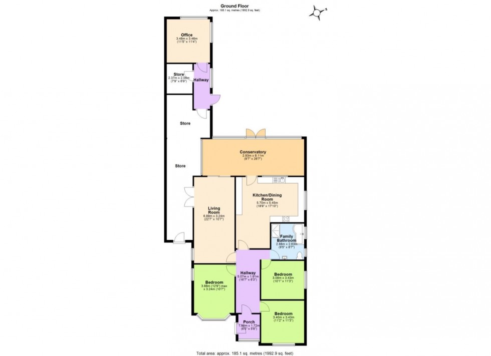 Floorplan for Loughborough Road, Ruddington, Nottingham