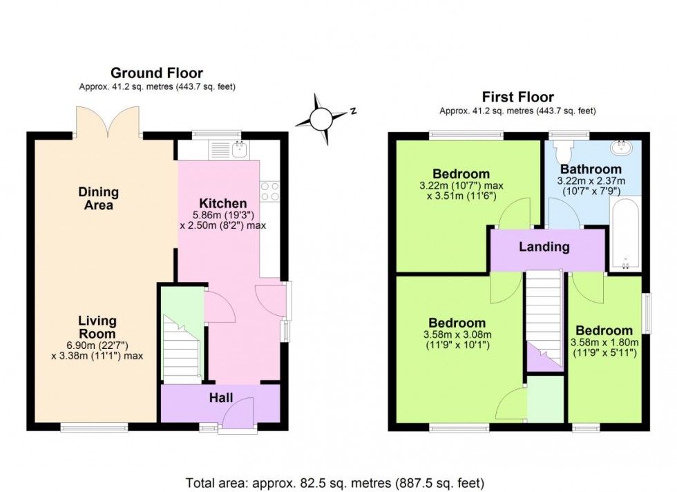 Floorplan for Bransdale Road, Nottingham