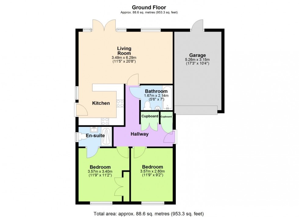 Floorplan for Wilson Ave, Keyworth