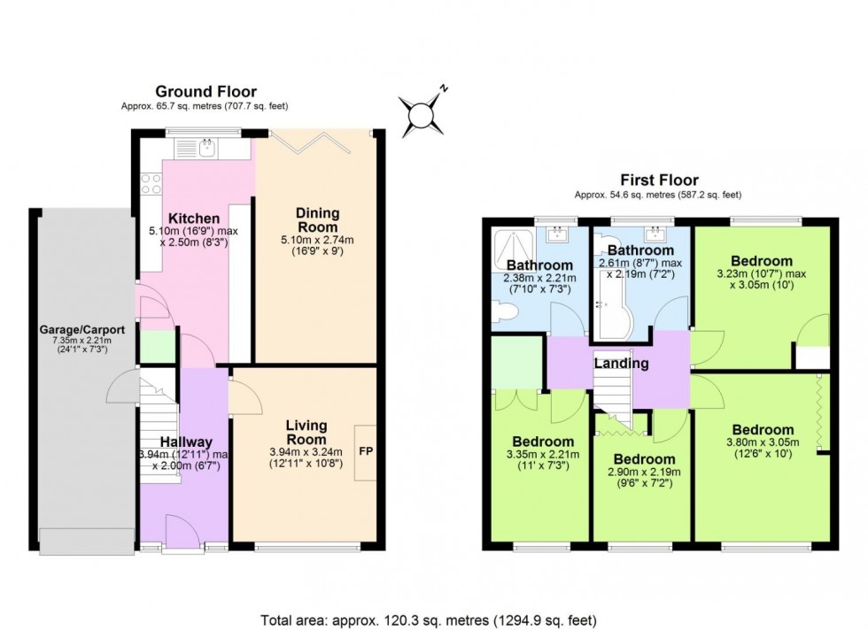 Floorplan for Mount Pleasant, Keyworth