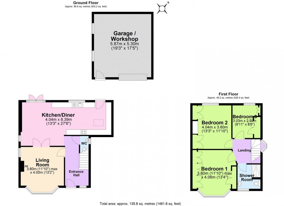 Floorplan for Station Road, Polesworth, Tamworth