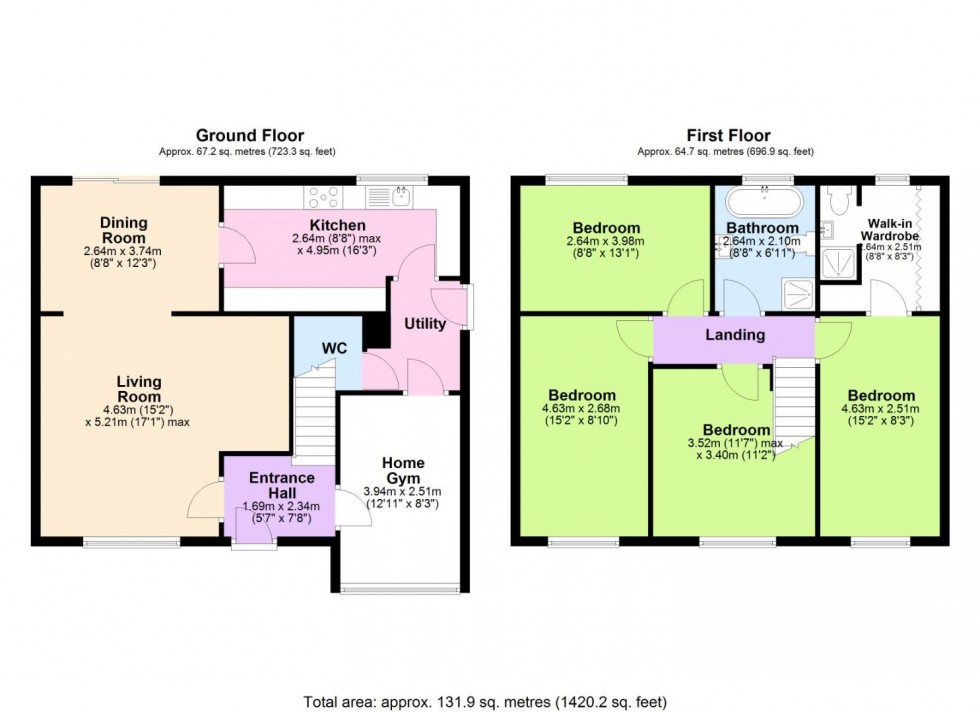 Floorplan for Colston Gate, Cotgrave, Nottingham