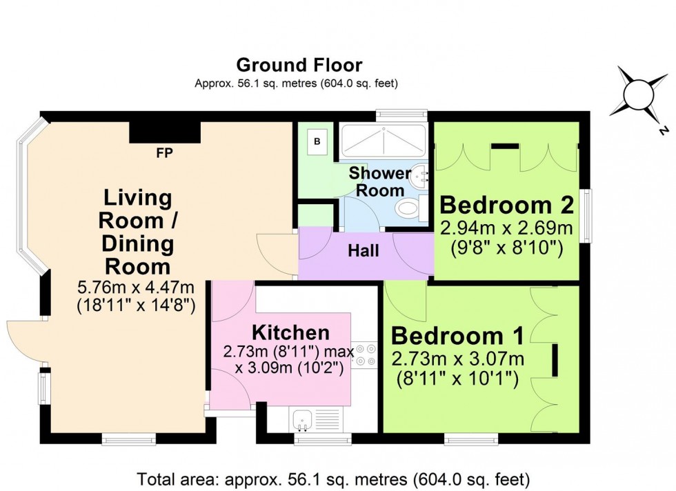 Floorplan for Stationfields, Tamworth