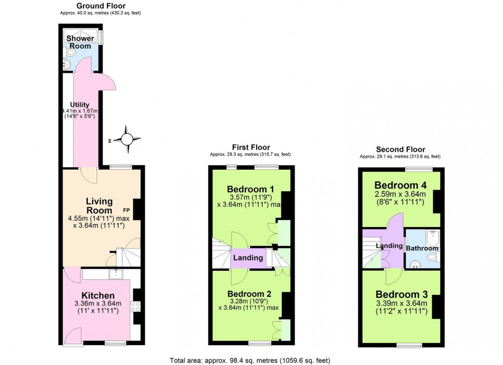 Floorplan for Church Lane, Tamworth