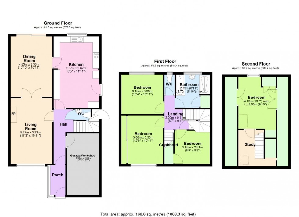 Floorplan for Sedgley Road, Tollerton, Nottingham