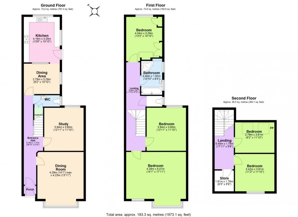 Floorplan for Station Road, Beeston, Nottingham