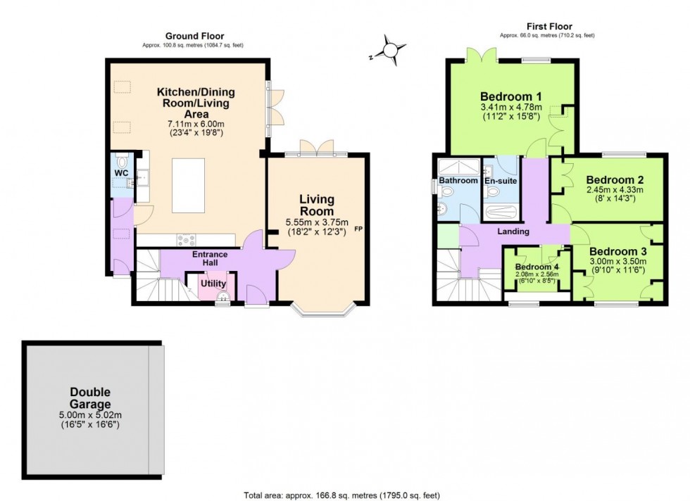 Floorplan for Cambrian Way, Ashby-De-La-Zouch