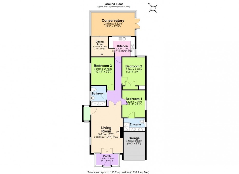 Floorplan for Swarkestone Road, Barrow-On-Trent