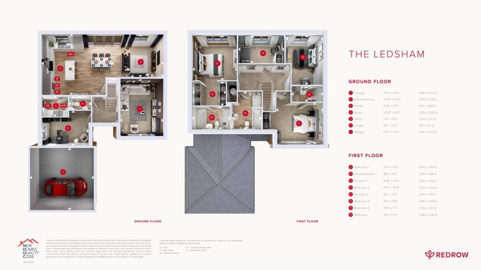 Floorplan for Nicker Hill, Keyworth