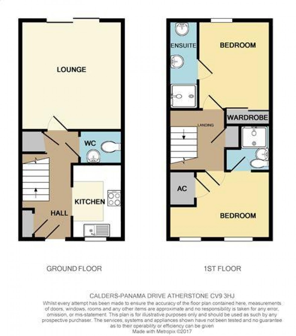 Floorplan for Panama Drive, Atherstone